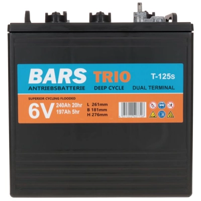 Akumulator Bars TRIO Deep Cycle 6V 240Ah T-125s (261*181*276)